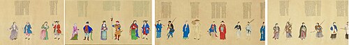 Portraits of Periodical Offering of the Imperial Qing, 1759, 