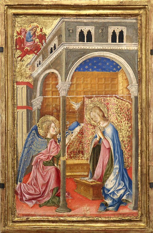 L'Annonciation, 1440, Giovanni di Tommasino Crivelli