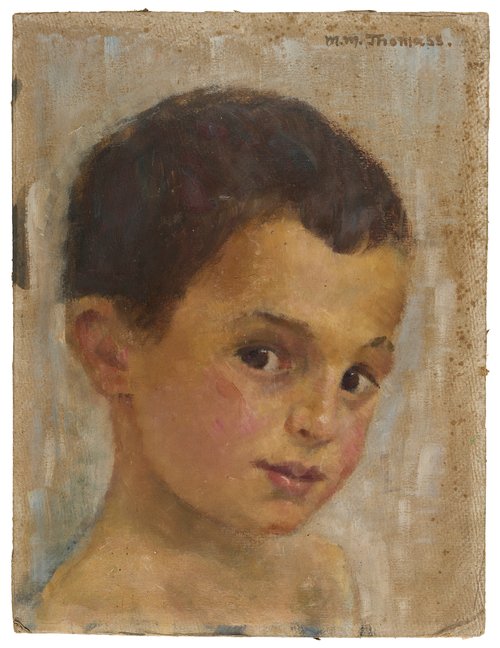 « Franceschino » (portrait d’un petit garçon), 2000, Paula Maria Margarethe Thomass