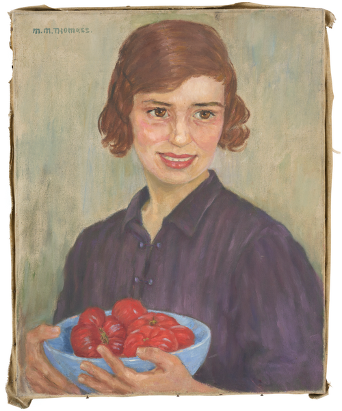 Jeune fille à la coupe de tomates, 1920, Paula Maria Margarethe Thomass