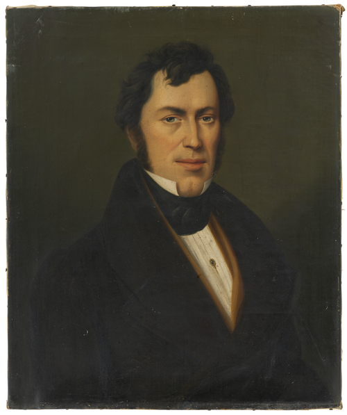 Portrait d’homme, 1836, Karl Philipp Schwab