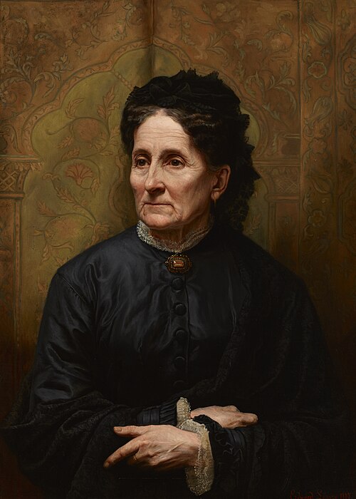 Portrait of Mother, 1885, Edward Lepszy