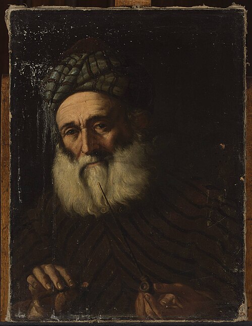 Study of a man smoking a pipe, , Feliks Pęczarski