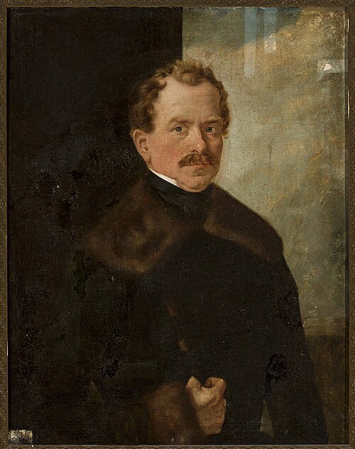 Portrait of Gracjan Rudowski, 1848, Feliks Pęczarski