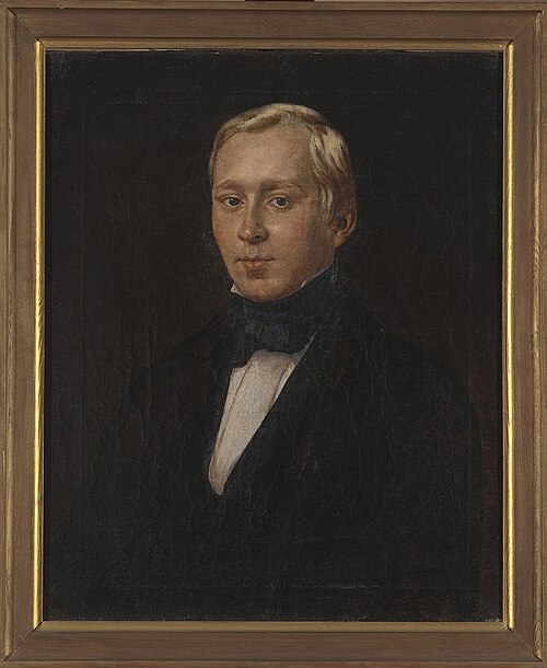 Portrait of Jan Pabudziński, 1850, Feliks Pęczarski