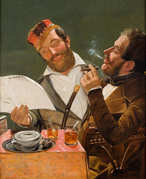 Amatorowie herbaty i kuriera, 1826, Feliks Pęczarski