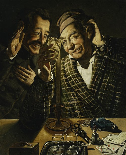 Card Sharpers, 1845, Feliks Pęczarski