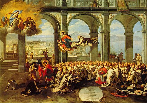 Thanksgiving after the plague., 1657, Micco Spadaro