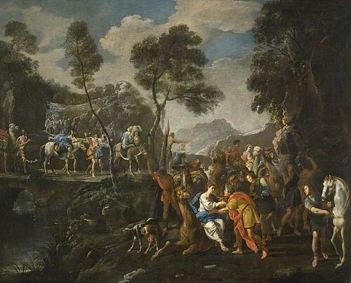 The Meeting of Isaac and Rebecca, 1662, Micco Spadaro