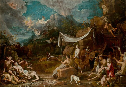 Fall of Phaëthon, 1678, Johann Heiss