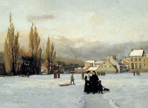 Le Champ-de-Mars en hiver, 1892, William Brymner
