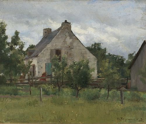 Maison de Champagne, 1890, William Brymner