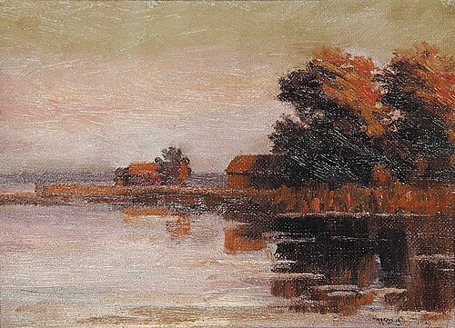 Untitled (Fall Sunset), 1909, William Brymner