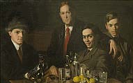 Art Students, 1913, Philip Leslie Hale