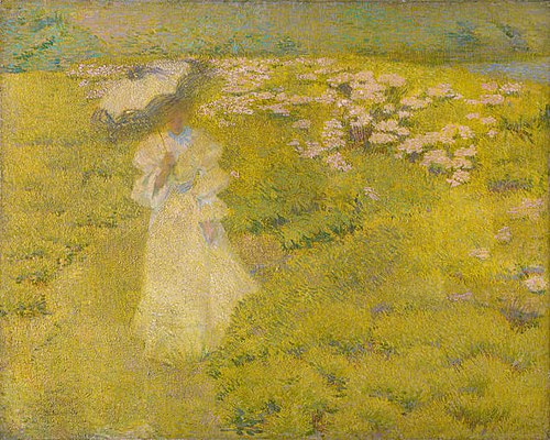 A Walk through the Fields, 1895, Philip Leslie Hale