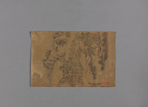 董邦达等五家山水册-袁瑛山水页, , Yuan Ying