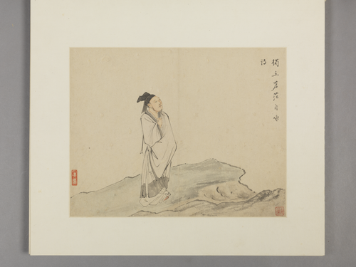 萧晨滑稽禅隐图册, , Xiao Chen