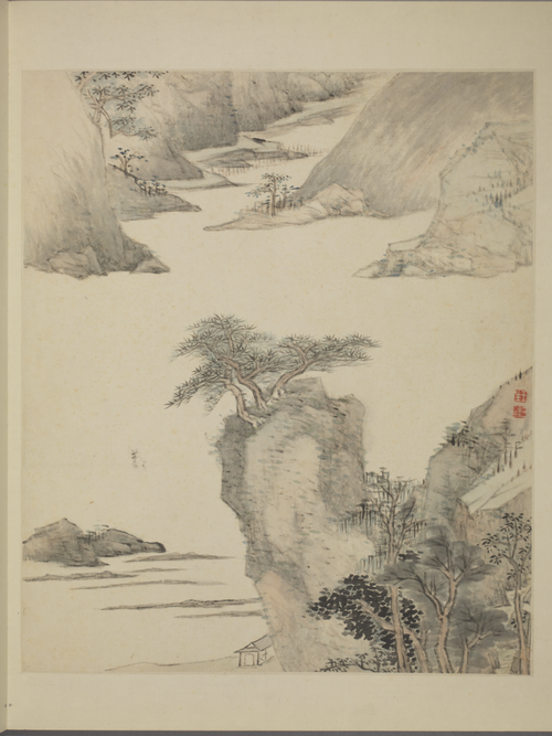 王三锡山水册, , Wang Sanxi