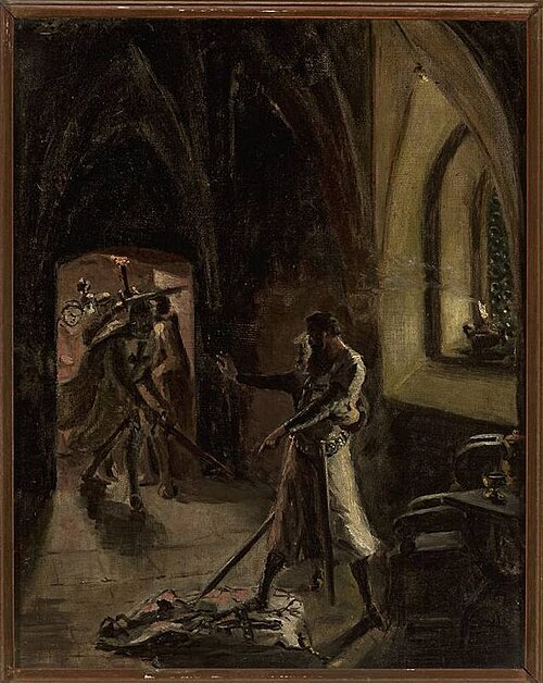 Sketch for “Konrad Wallenrod”, 1856, Ignacy Gierdziejewski