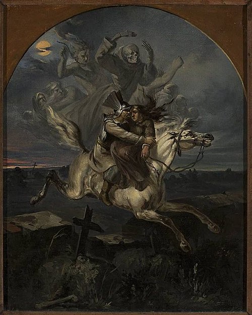 Fleeing, 1856, Ignacy Gierdziejewski