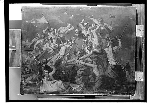 Night after the battle of Legnica, 1859, Ignacy Gierdziejewski