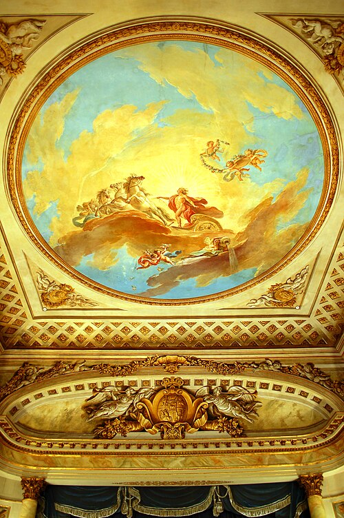 plafon Teatru Królewskiego, 1788, Jan Bogumił Plersz