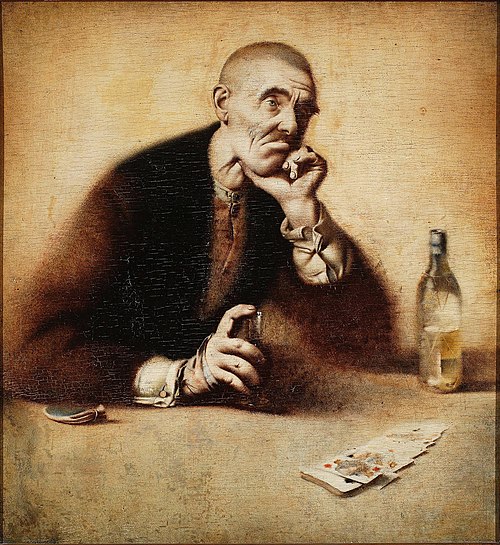 Patience player., 1931, Jan Gotard