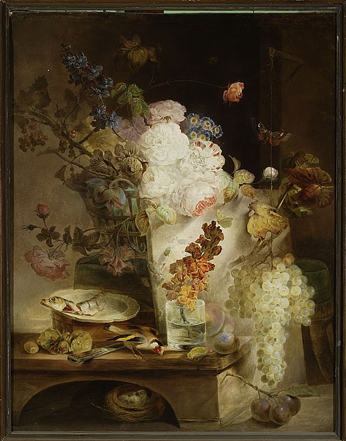 Nature morte avec des fleurs., 1850, Jan Piotr Łuczyński