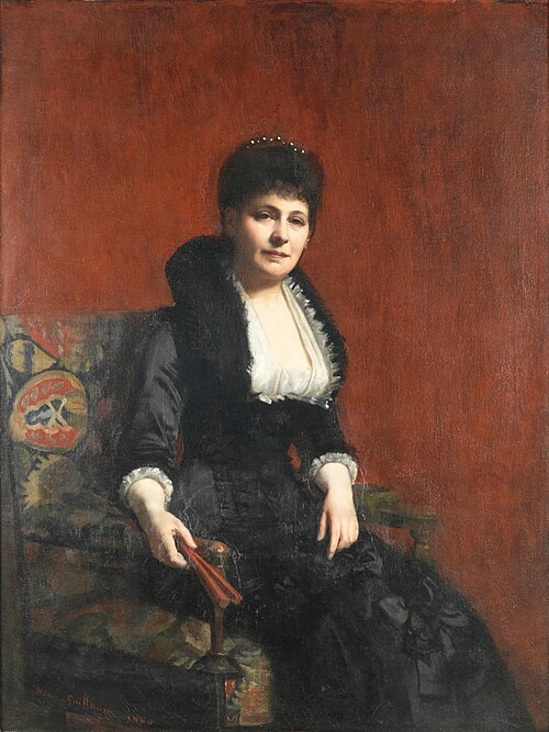 Portrait de Marie-Thérèse Lesclide, dite Valentine Lesclide, 1880, Noémie Guillaume-Bocquet