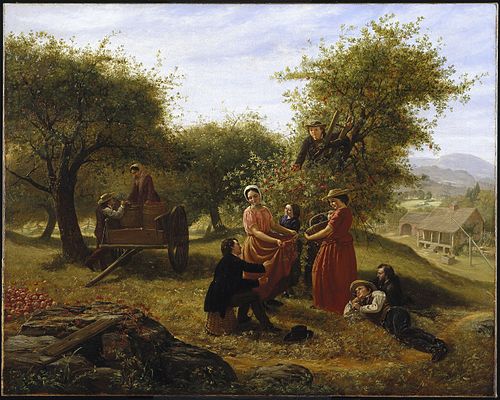 Apple Gathering, 1856, Jerome Thompson