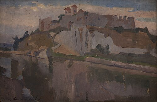 View of Tyniec, 1905, Jerzy Karszniewicz