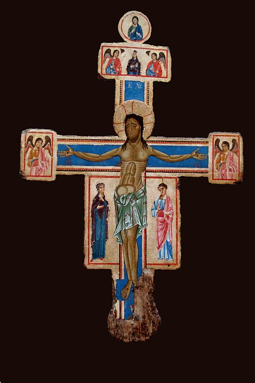 Crucifix du Maestro del Bigallo, 1250, Maître du Bigallo
