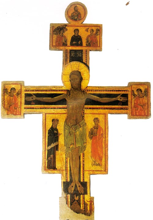 Crucifix du Maestro del Bigallo, 1300, Maître du Bigallo