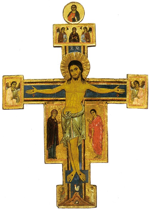 Crucifix du Maestro del Bigallo, 1250, Maître du Bigallo