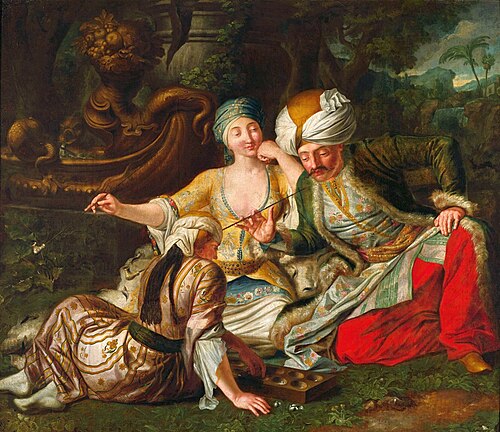 Joueurs au mangala., 1730, Johann Samuel Mock