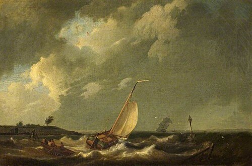 Sea Piece, , Johannes Hermanus Koekkoek