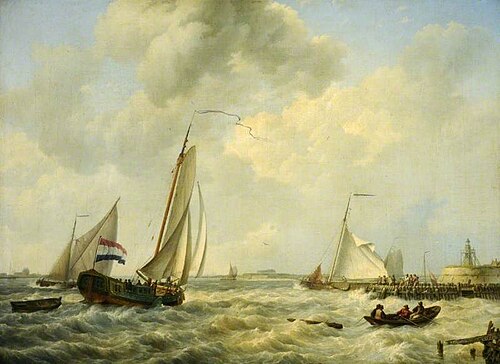 Sea Piece, 1802, Johannes Hermanus Koekkoek