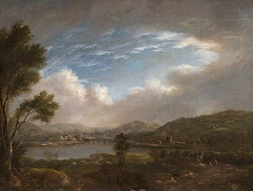 River Scene, , John Warwick Smith