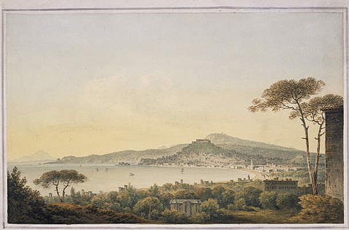 Naples From Sir William Hamilton's Villa, 1781, John Warwick Smith