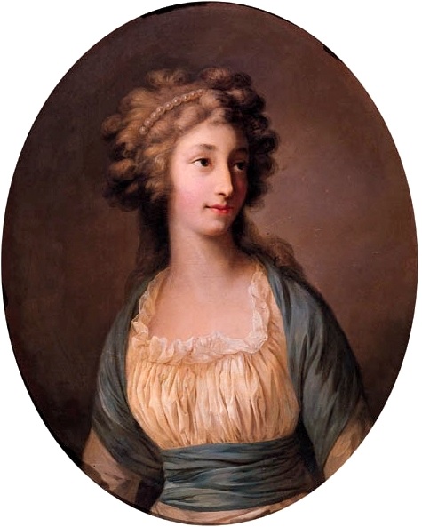 Portrait of Dorothea von Medem (1761-1821), Duchess of Courland, 1750, Joseph Friedrich August Darbes