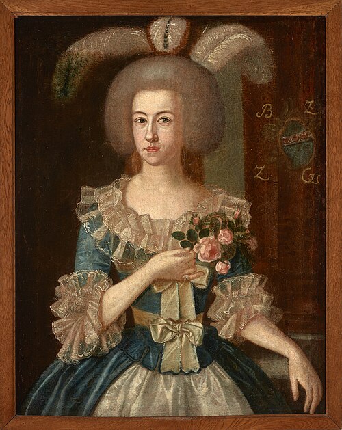 Portrait of an unknown woman, 1797, Józef Faworski