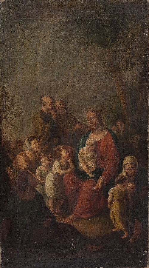 Christ blesses children, 1830, Józef Pitschmann