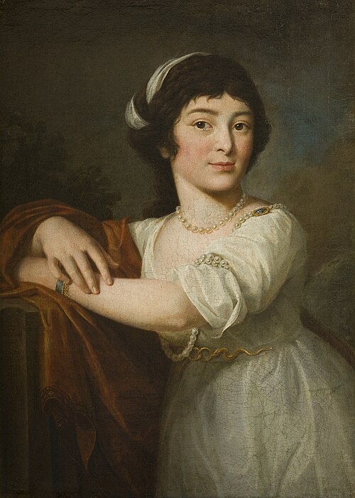 Portrait of Joanna Dzierzbicka, 1800, Józef Pitschmann