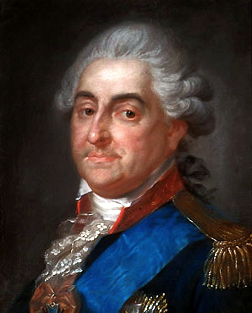 Portret Stanisława Augusta w mundurze generała wojsk koronnych, 1789, Józef Pitschmann