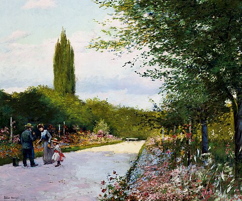 In the Garden, 1891, Józef Rapacki