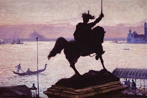 View of Venice, 1913, Józef Rapacki