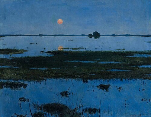 Evening (Marshland), 1891, Józef Rapacki