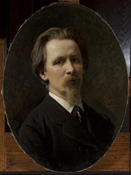 Autoportrait, 1875, Karol Miller
