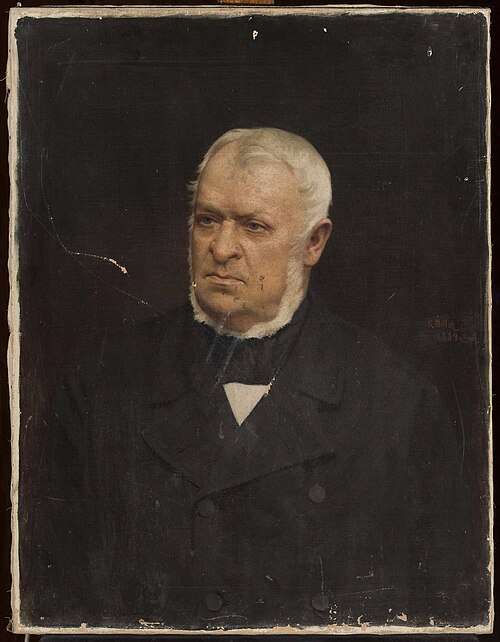 Portrait o f Aleksander Wielopolski, 1884, Karol Miller
