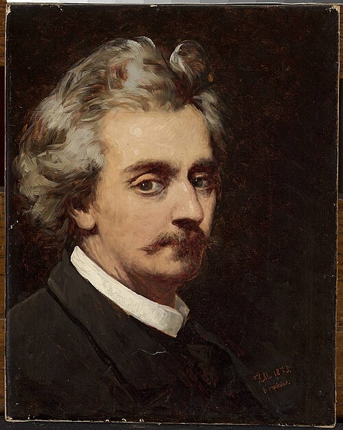 Autoportrait, 1875, Kazimierz Mirecki